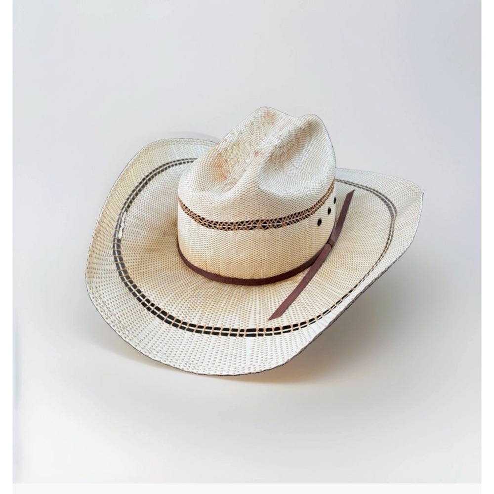 Ariat A73124 Cowboy Hat 7 1/8 M Natural Ventilated Western Rodeo Ranch